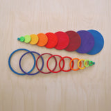 Concentric Circles & Rings (Rainbow)