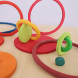 Concentric Circles & Rings (Rainbow)