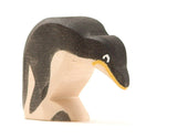 Penguin head down