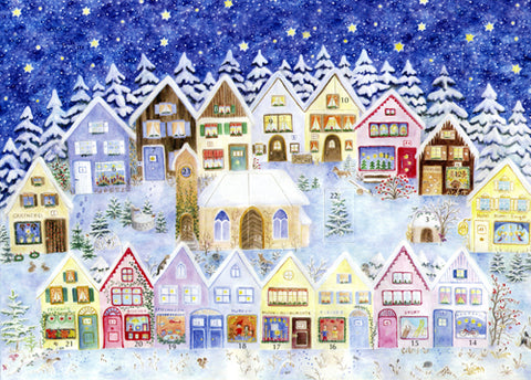 Christmas in the Elves' Village: Small Advent Calendar