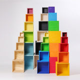 Set of Large Boxes, Colored (Pastel)