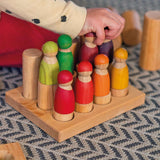 Stacking Game Small Natural Rollers