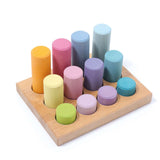 Stacking Game Small Pastel Rollers